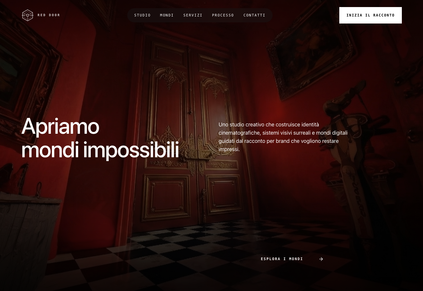 Homepage di Red Door Studio